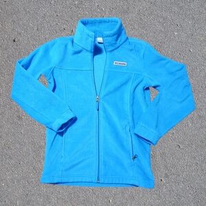 Columbia Vibrant Blue Full-Zip Fleece